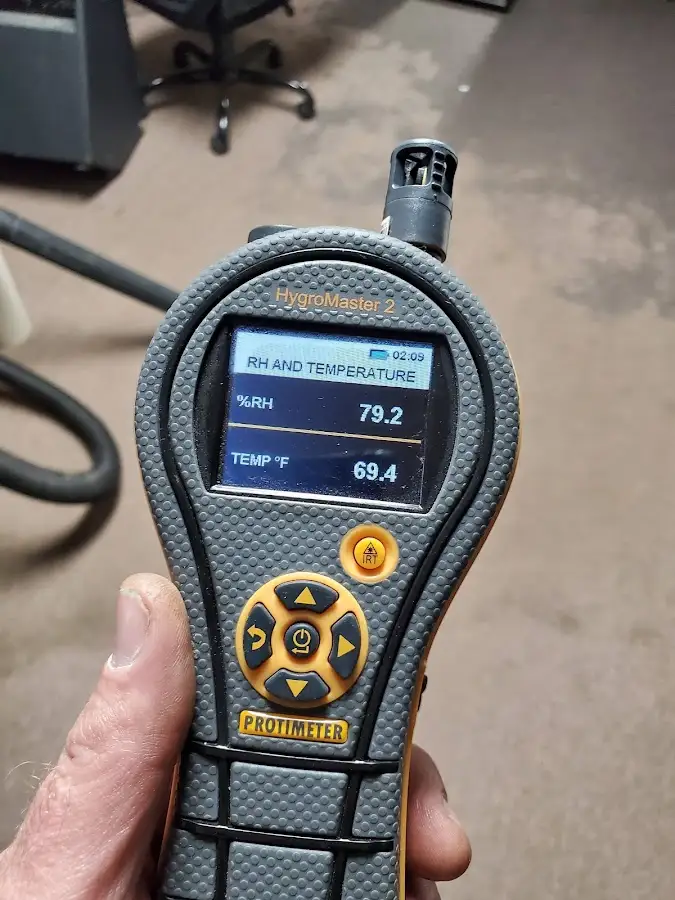 Moisture meter humidity assessment for Fire & Smoke Damage Restoration in North Castle
